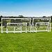 FORZA Porterías de Fútbol PVC para Jardín/Entrenamientos – Postes de Fútbol Impermeables con Red - Arco para Niños (6 Tamaños) (1,8m x 1,2m)