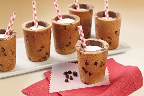 Wilton Cookie Shot Glass, 6-Cavity - Bake Perfect Sweet Shooters with this 6-Cup Cookie Shot Glass Pan, Non-Stick Round Pan Made of Steel