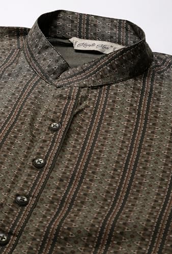 Image of Majestic Man Men's Cotton Regular Fit Casual Kurta