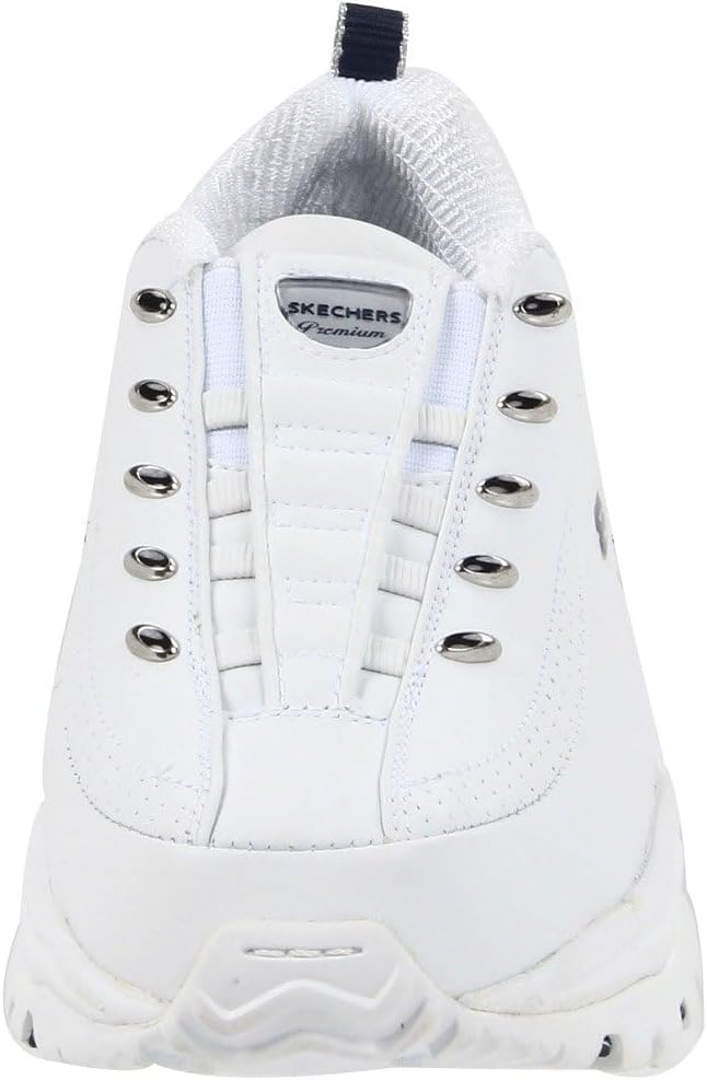 Skechers Sport Women's Premium-Premix Slip-On Sneaker 7.5 White/Navy image 8 of 8 B000E6MIUA