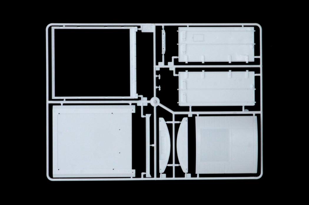 Italeri- Reefer Trailer Maquette Plastique à Assembler, I3904, Blanc, Centre