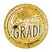Congrats Grad Metallic Round Plates 10 1/2