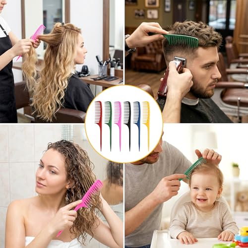 Set de 6 Peines Rat Tail para Estilizado Profesional miniatura 6