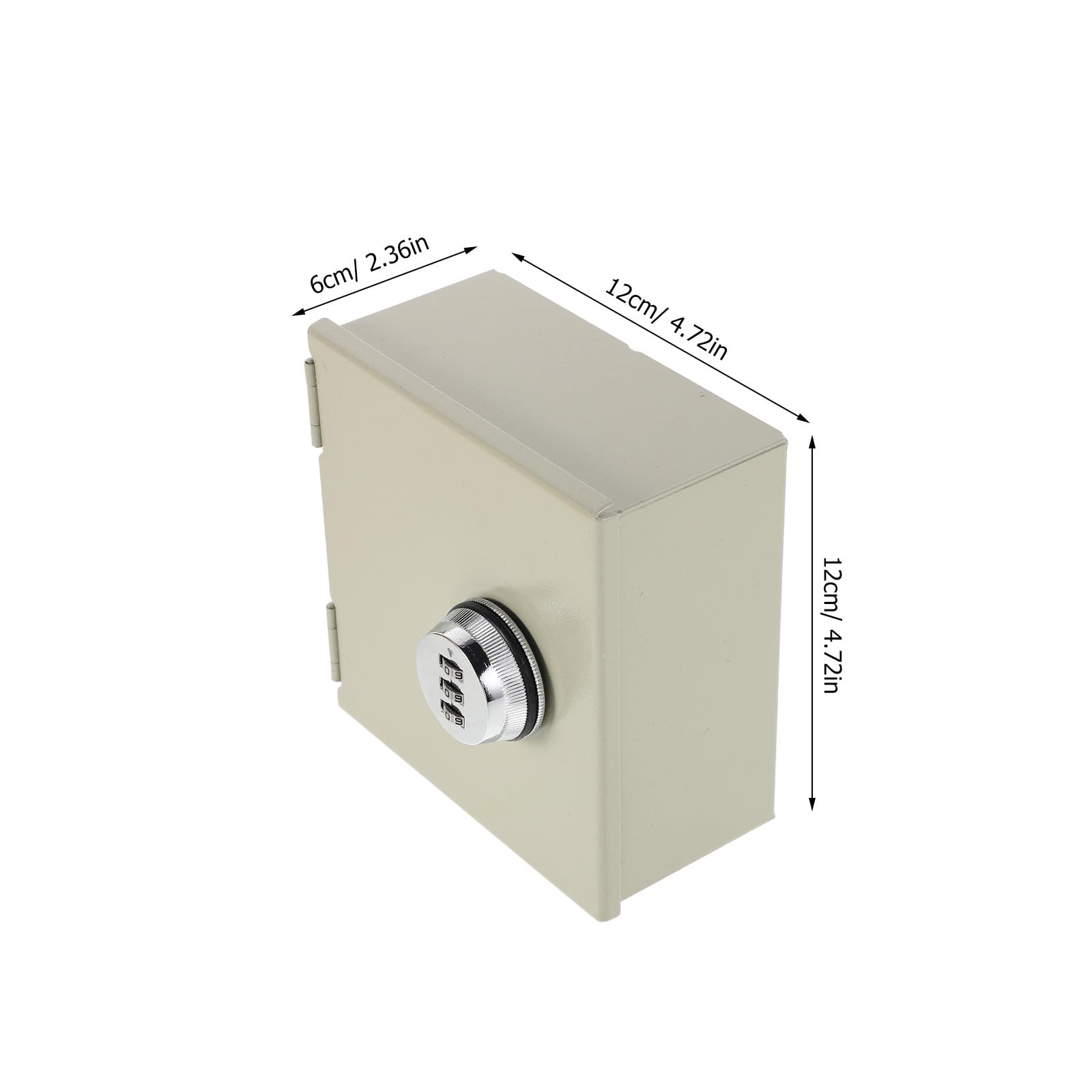 Ipetboom Boîtier de Prise Électrique Étanche en Acier Inoxydable 86 Type Cache-Interrupteur Rotatif à Code sans Clé Protection Sécurisée pour Prise Murale Intérieure et Extérieure Boîte