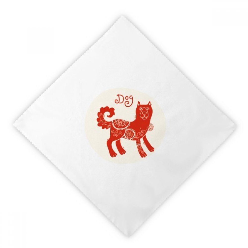 Servilletas para cena del zodíaco chino, decoración reutilizable de tela para almuerzo