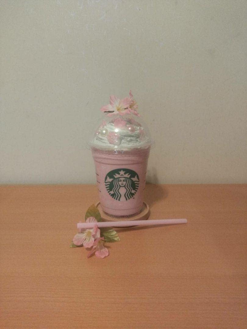 Amazon.co.jp: 桜咲くフラペチーノ フェイクドリンク 食品サンプル