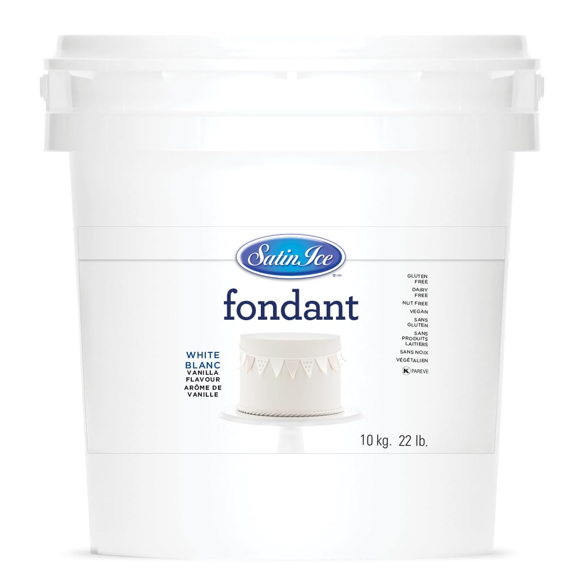 Satin Ice Black Fondant, Vanilla, 1 Kilogram — view 27
