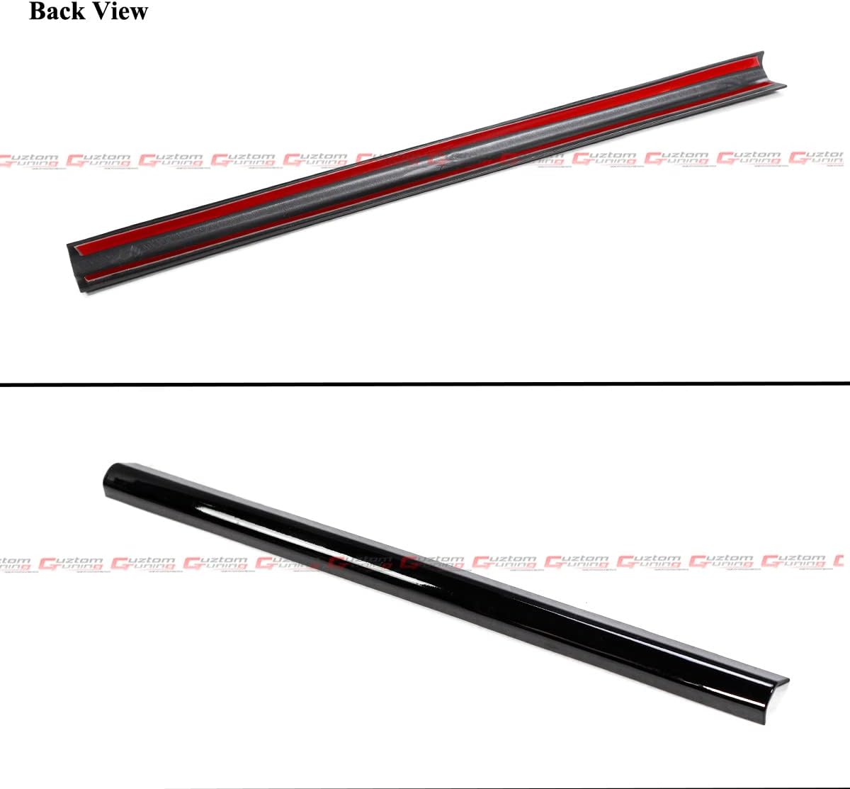 JDM 3PC Painted Gloss Black Front Bumper Grill Trim Cover Garnish Compatible with 2020-2022 Nissan Sentra
