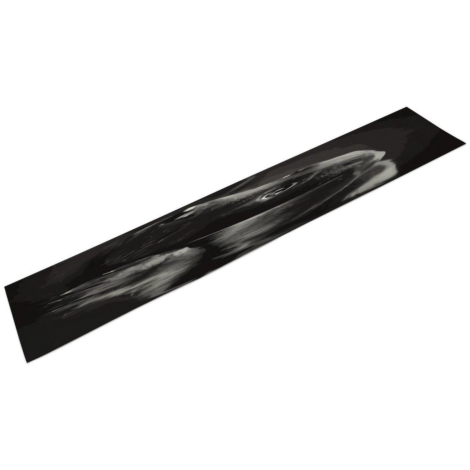 Black Labrador Puppy Table Runner 13" X 72" Exquisite Linen Table Runner Wrinkle Resistant Farmhouse Rustic Table Runners Seasonal Table Decoration for Kitchen Dining Home Party