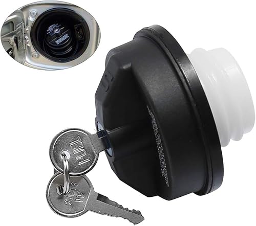 Tapa de gas con bloqueo y tapa de combustible de 2 llaves, 5278655AB 05278655AB, repuesto para Dodge Ram 1500 2001-2016 Jeep Compass Grand Cherokee