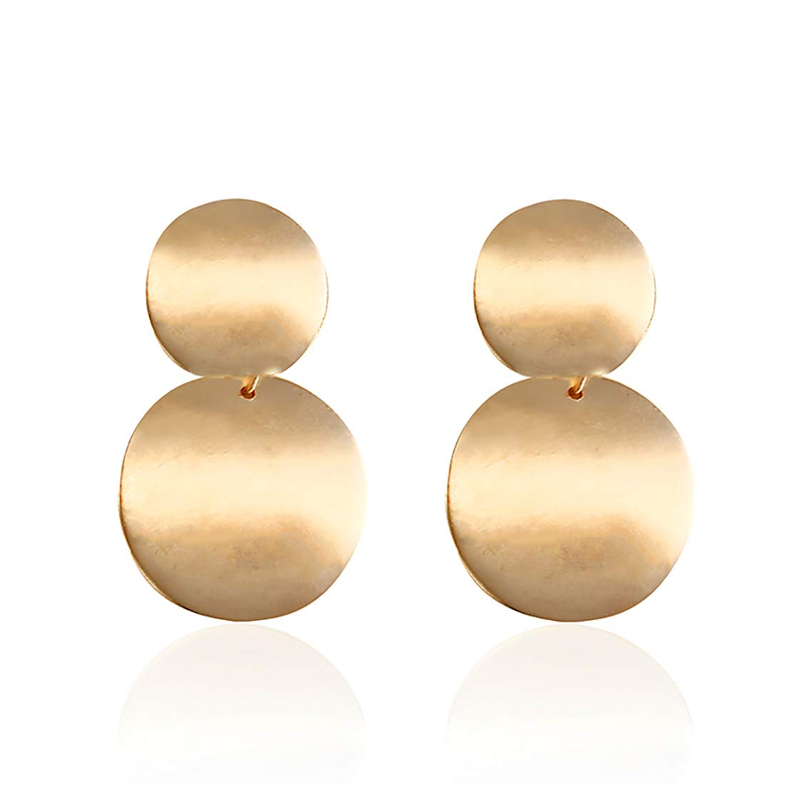Jewels Galaxy Elegant Circular Unique Metal Brilliant Drop Earrings For Women/Girls (CT-ERGS-45059) (B07WWN2SL2) Amazon Price History, Amazon Price Tracker