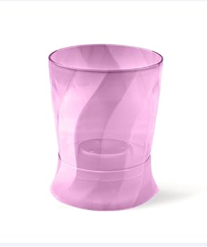 Burgu Ayakl  Kristal Orkide Saks  1,3 Litre  effaf Mor  effaf Mor