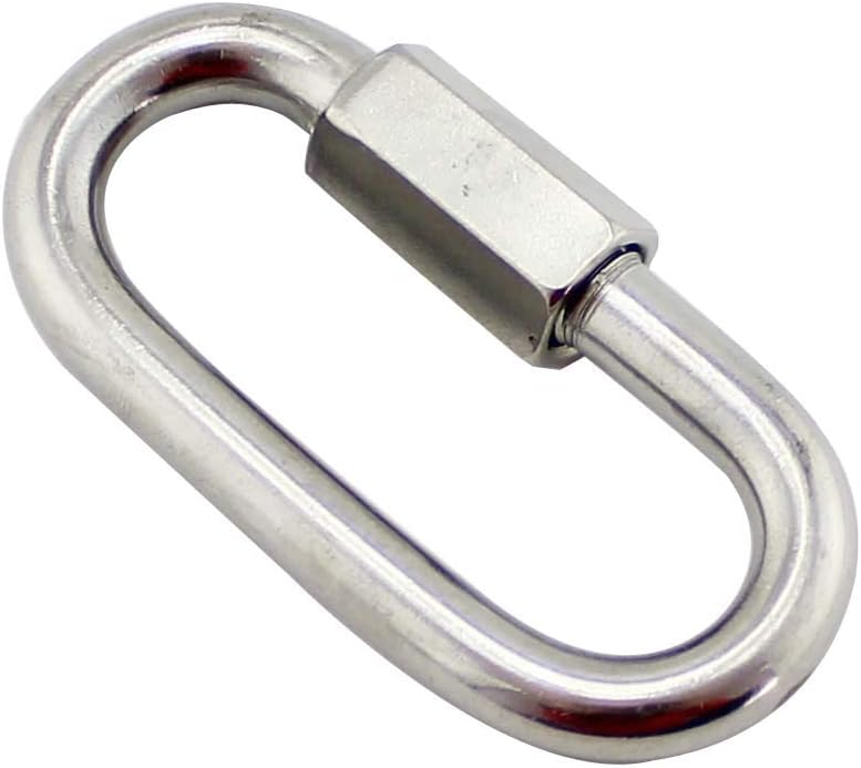 JINYII304 316 Stainless Steel Stud Bolt Spring Hook Boat Diving Clip Key Ring Six Sizes