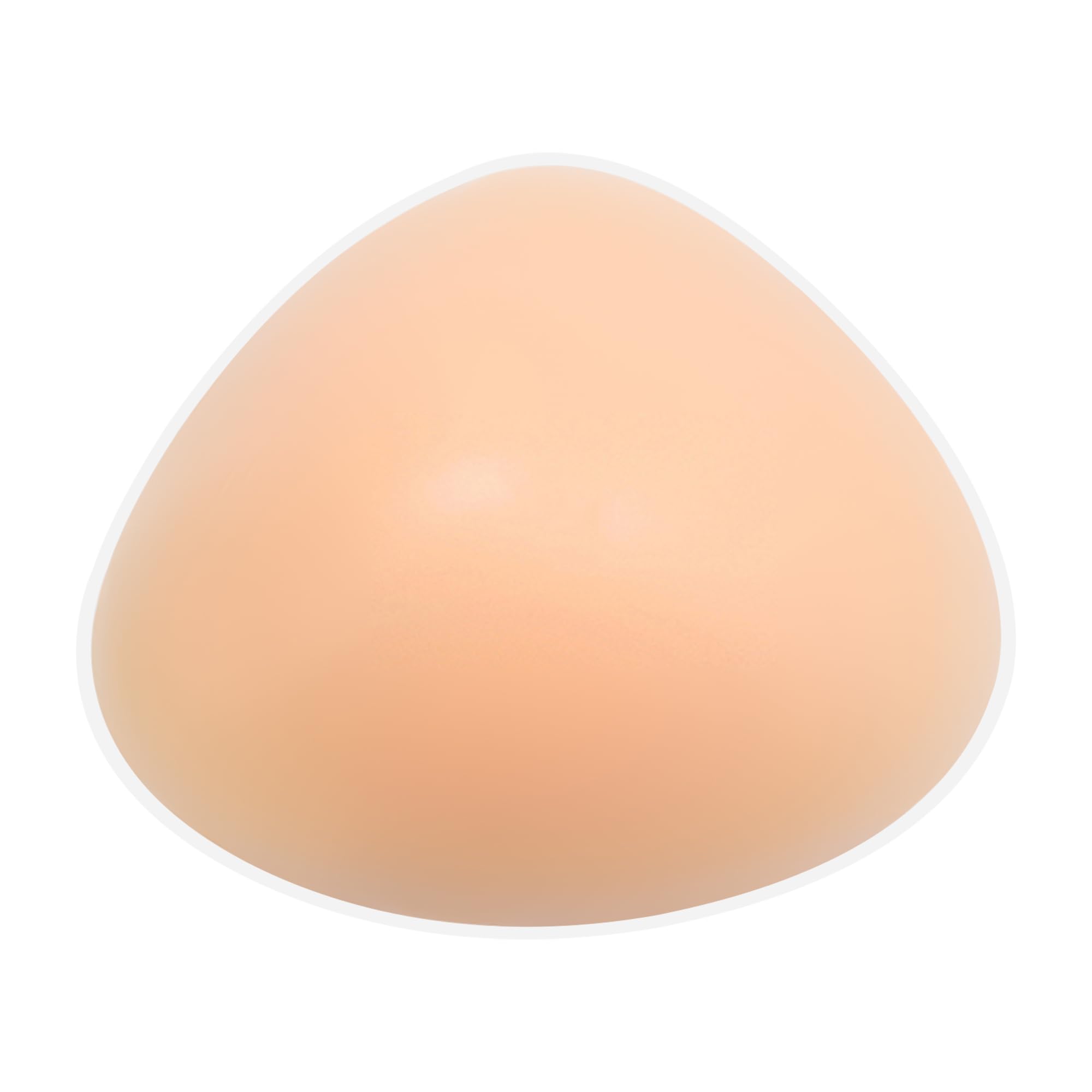 FESVINATriangle Silicone Breast Form Concave Bra Enhancer Insert for Mastectomy Prosthesis Crossdresser