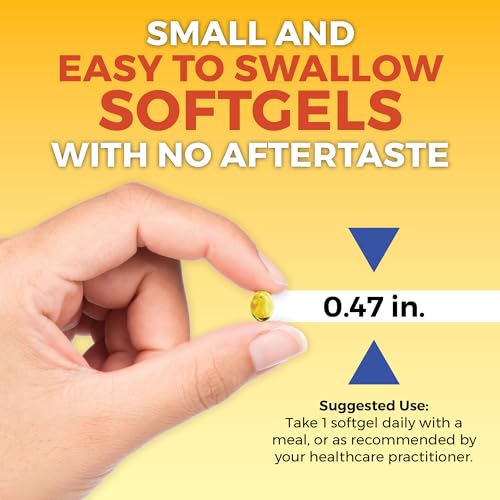 Viva Naturals D3 Vitamin 5000 IU Softgels (125 mcg), 360 Softgels - High Potency Vitamin D Supplements for Healthy Immune Function, Bones & Muscles - Made with Organic Liquid Coconut Oil - Image 6