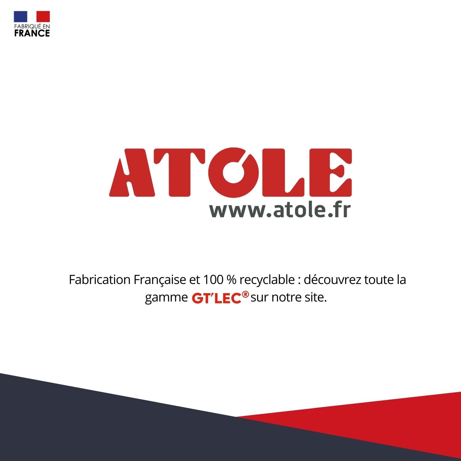 Coffret d'habillage pour tableaux électriques en acier blanc - H 920 x L 340 x P 140 mm - Ref. RCH400 - Marque ATOLE