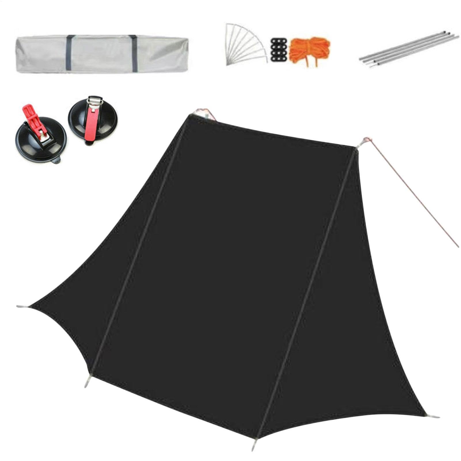 Tendalino Auto Telo Ombreggiante Impermeabile Anti-UV 2,7 X 3,4 M | Tendalino SUV Resistente al Per campeggio all'aperto parcheggio uso automobilistico SUV camion camper parte posteriore
