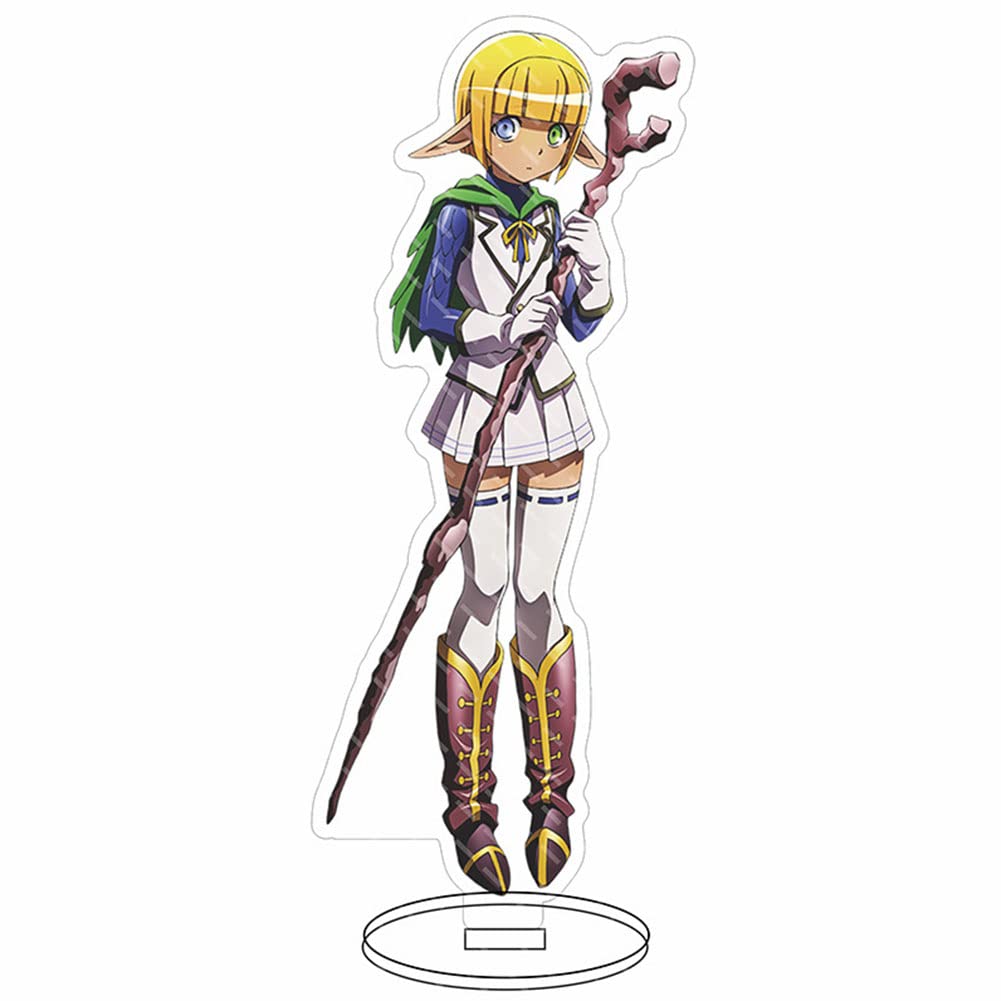 HLUONGTN Overlord Acrylic Figure Character Albedo Ainz/Ooal Gown Double-Sided Transparent Stand Model/Type 4/15Cm