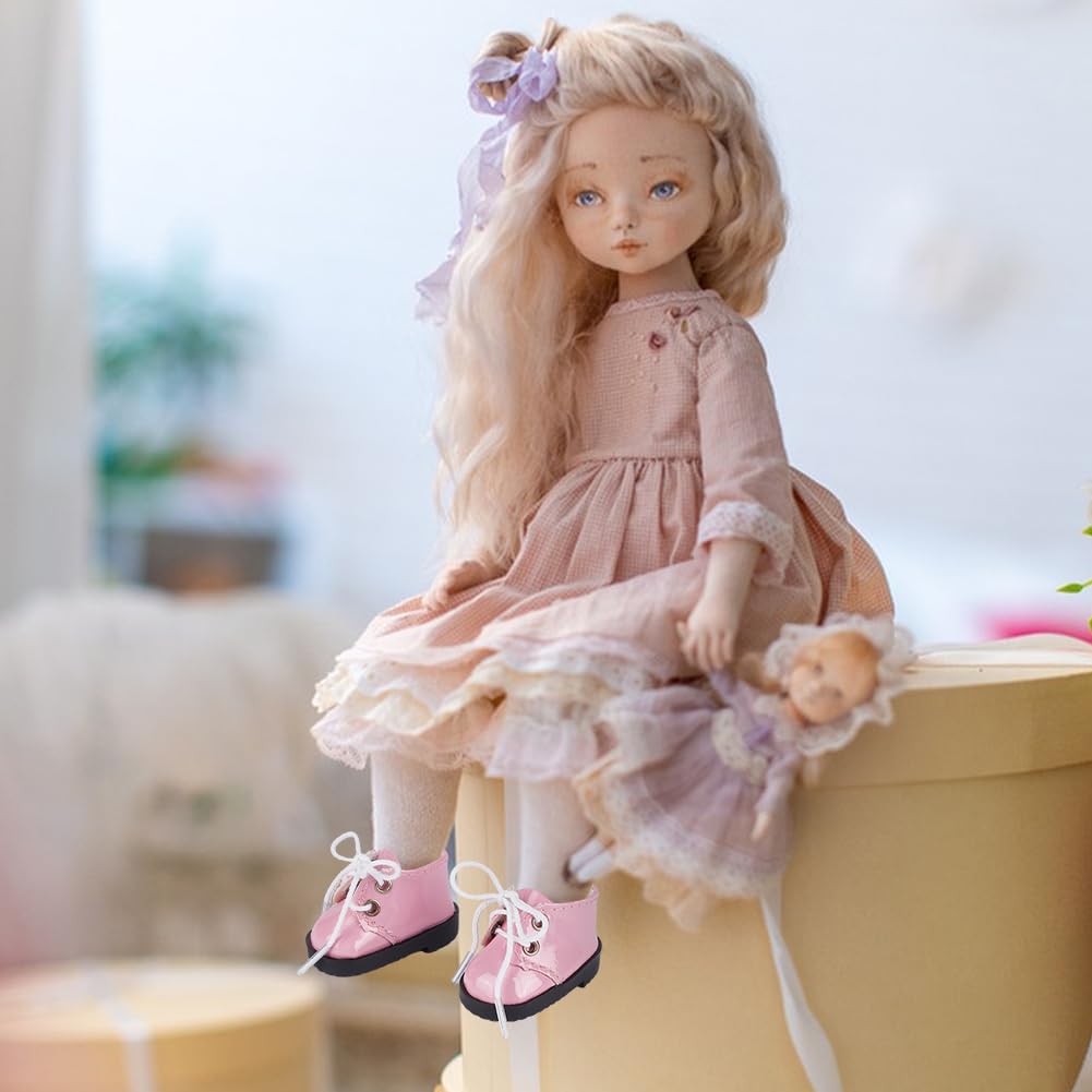 NBEADS 7 works 7 Colors Cloth Doll Shoes - Image 4