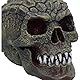 Nemesis Now Reptillianischer Totenkopf-Ornament, Kunstharz, Grün, 13 cm