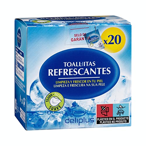 Lingettes rafraîchissantes à doses Boîte de 20 enveloppes Cover