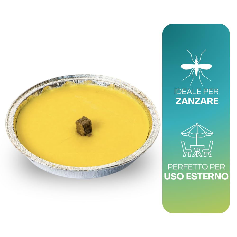 Palucart Candele citronella Giardino citronella Alluminio 16 cm Set da 30 Pezzi Giardinaggio antizanzare Feste ed Eventi - C