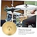 QUMIIRITY Drum Cymbal Holder Attachment Brass Drum Cymbal Jazz Accessory Easy Install