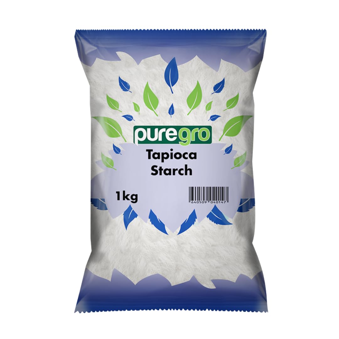Puregro Tapioca Starch | Premium Quality | Smooth and Fine Texture | Ideal for Cooking, Baking and Thickening | Tapioca Flour | Pack of 1 | Weight 1kg