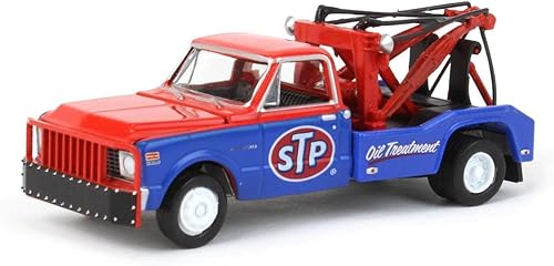 Truck 1/64 1971 Chevrolet C-30 Wrecker Remolque STP aceite Dually Drivers 11 46110-B