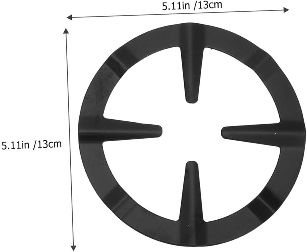 3Pcs Wok Rack Iron Burner Rings for Gas Stove Kitchen Support