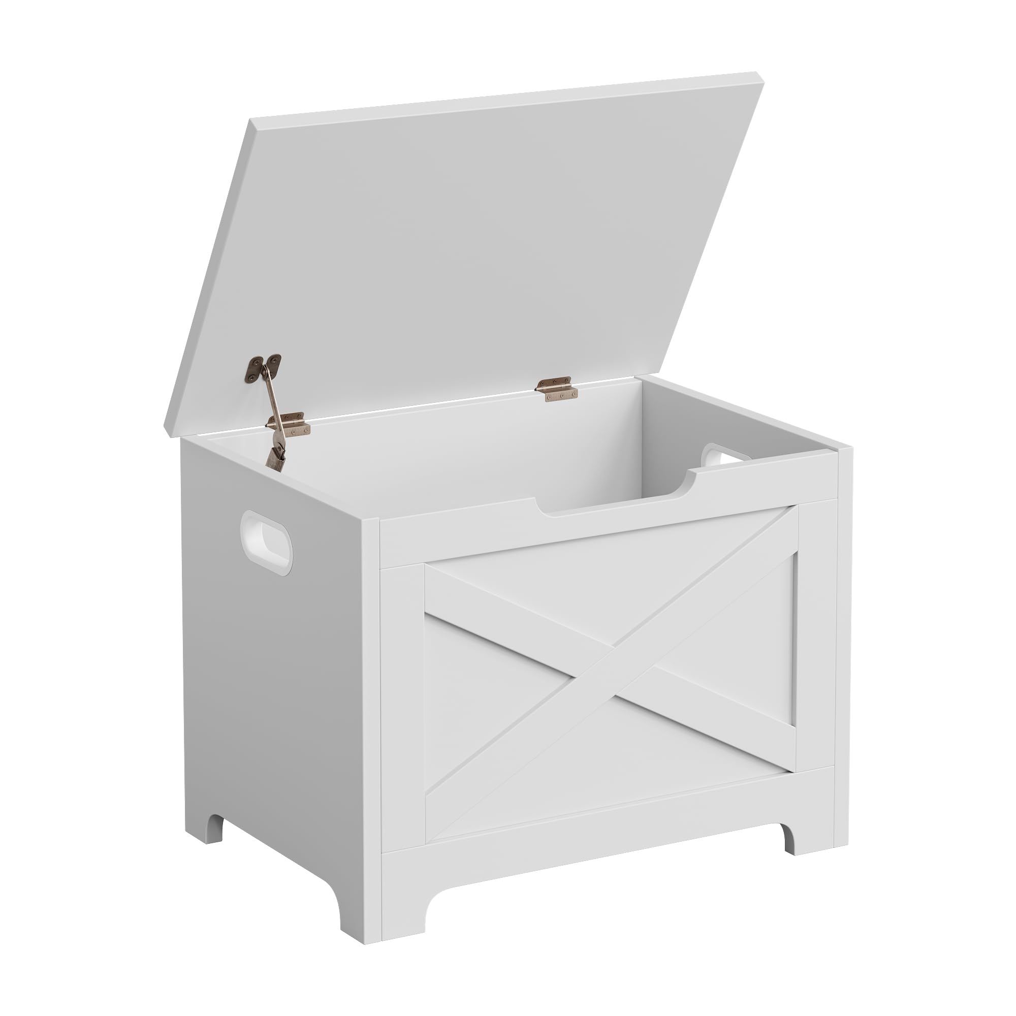 Baúl de almacenamiento con tapa abatible, mueble multifunción