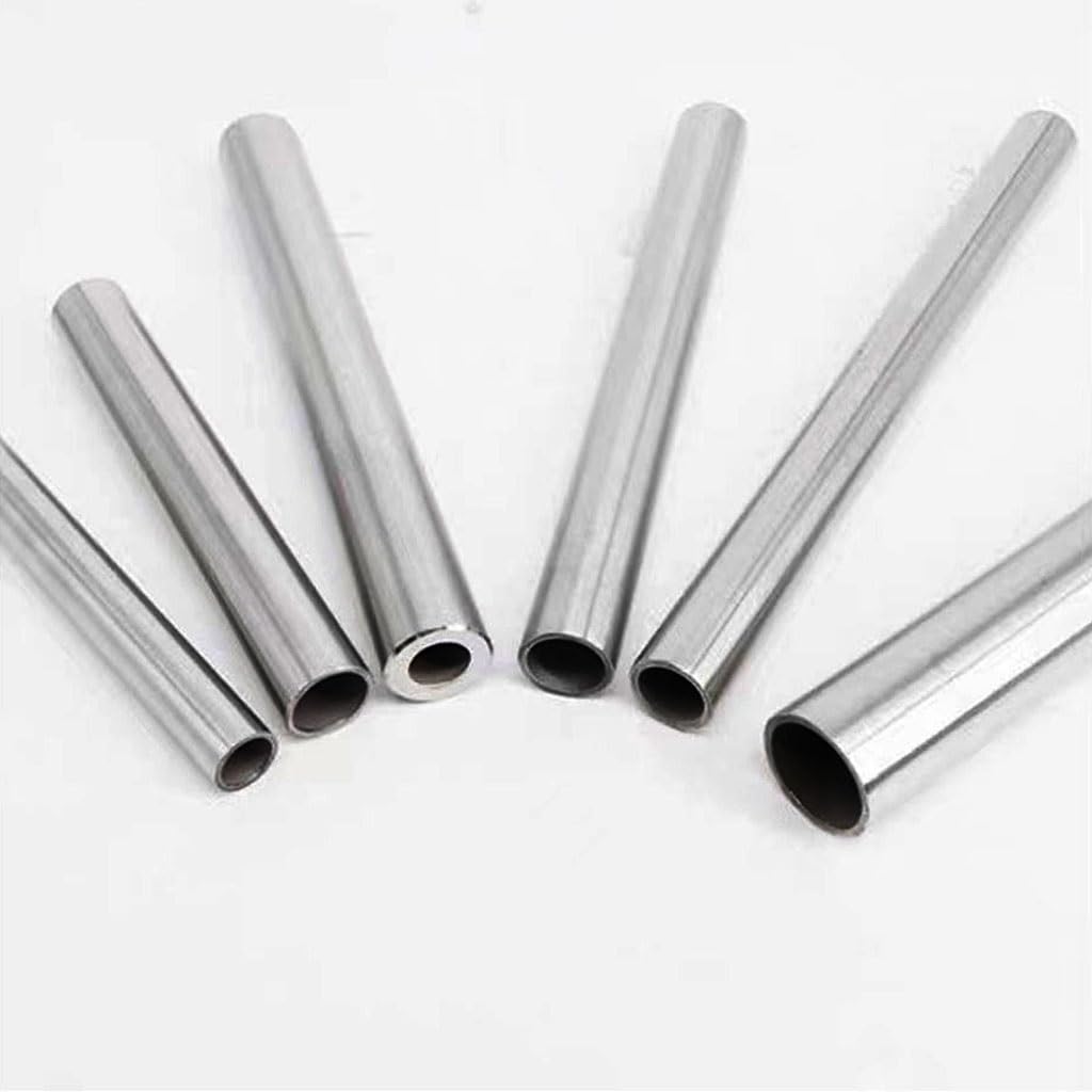 Tubo Redondo de Acero Inoxidable, Tubo de Acero Inoxidable 304, diámetro Exterior de 24 mm, diámetro Interior de 18-22 mm, Longitud de 200-500 mm, Pulido Exterior.(Od24mmxid19mm,500mm Long)