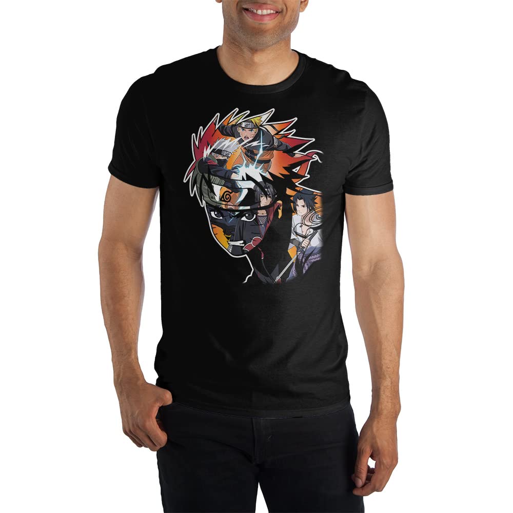 Naruto Manga Shirt Naruto Uzumaki Manga Gift - Manga T-Shirt Naruto Manga Comic Manga Tee- Small Naruto
