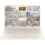 ノートPC WAJUN Pro-X11S 15.6型 フルHD Cel5205U Office2024 10キーカメラ付 8GB 256GB ホワイト