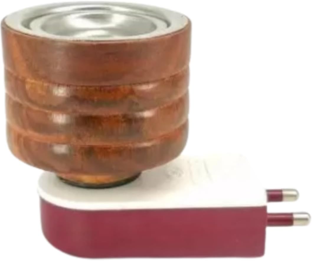 Main Electric Kapoor Dani Camphor Diffuser Karpuram Aroma Burner for Home Bakhoor Machine with Plug & On/Off Switch for Office, Home Use Pack of-001