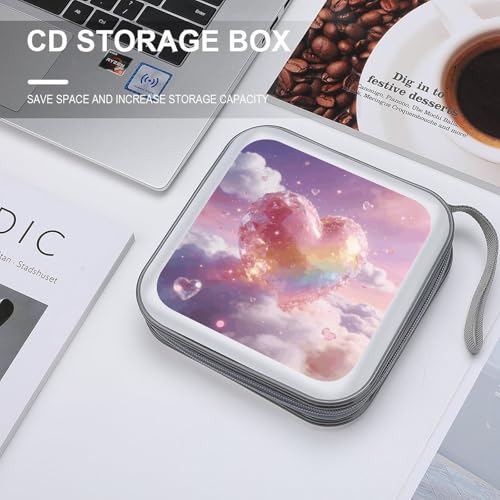 Funda para CD de plástico duro antigolpes con interior protector 5