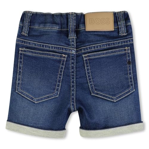 Boss Denim Shorts Baby Boys azul elástico que evita rozaduras 2