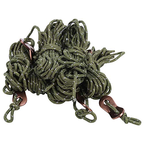 Cordas de guia de barraca, cordas de barraca, cordas de barraca à prova de vento, para caminhadas de