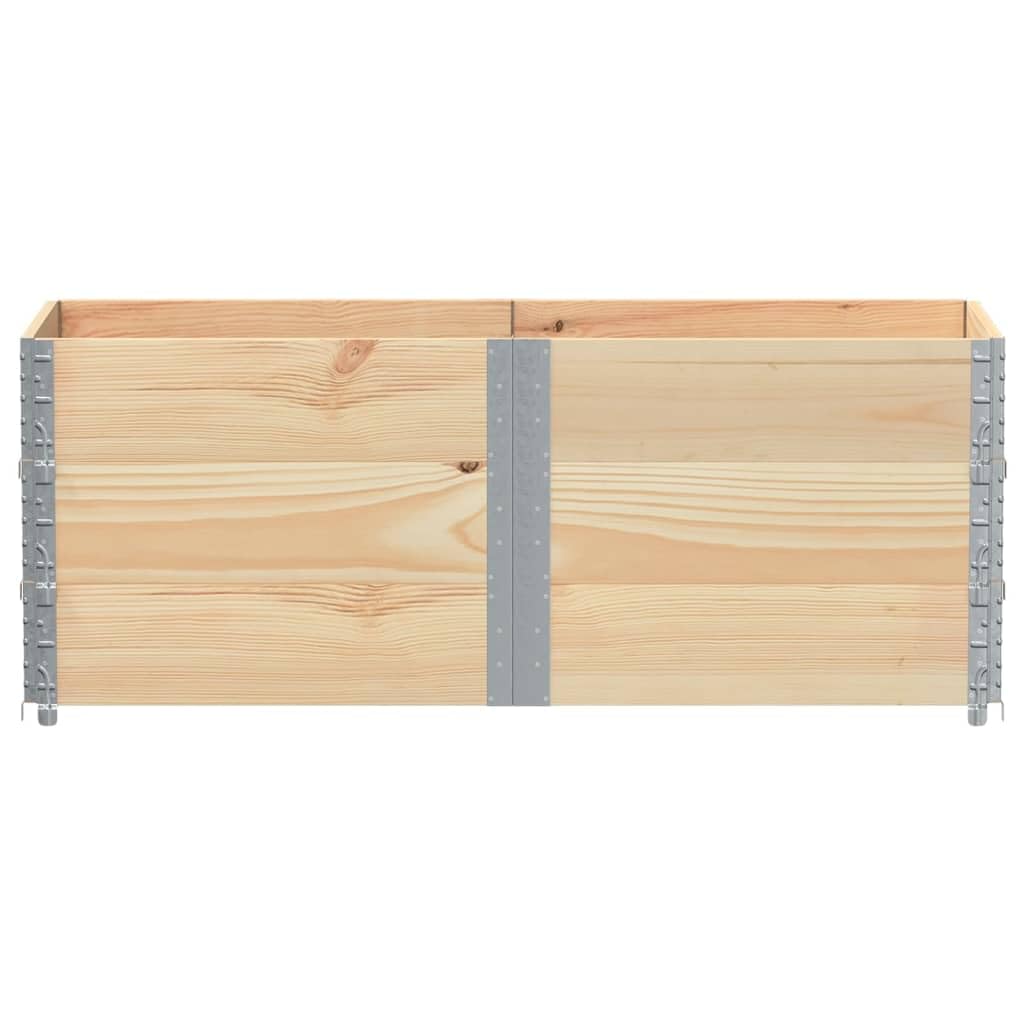Paretali per Pallet 3 pz 150x50 cm in Legno Massello di Pino, Movimentazione di Materiali,Pianali di carico e Pallet, 30.64kg-3295378