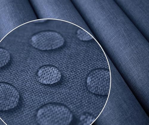 Tissu en polyester imperméable, pour auvent, tissu d'extérieur imperméable et résistant, tissu oxford 600D avec revêtement 100 % PVC, indéchirable et...