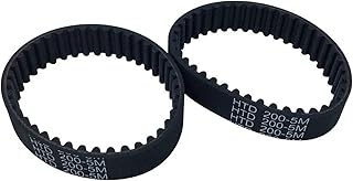 Meizhen-Replacement Timing Belt HTD 5M Timing Belt 255/260/265/270/275/280/285/290/295/300/305mm 15mm Width Toothed Closed Loop Synchronous Belt 255-5M 265-5M, Strong and Durable