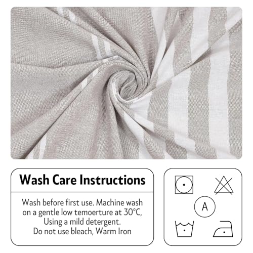 Image of 210 TC Cotton Bedsheet | Handmade Double Bedsheet | Handloom Bedsheets | Without Pillow Cover | Double Bedsheet for Summer (90X100 Inches, 7.5 x 8.3 Feet (Cotton Seed)