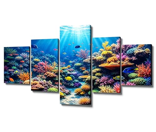 Ocean Fish Picture for Living Room Underwater...