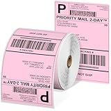 Phomemo 4x6 Thermal Label Printer Paper - 500 PCS Pink 4