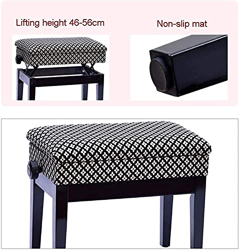 XYJHQEYJ Piano Bancs Dressing Chaise Chaises Chaussures Tabouret Ajustable Ascenseur Coussin rembourré Piano Clavier Bancs avec Repose-Pieds de Rangement - Les Beatles, Paul McCartney, John Lennon, RIngo Starr, George Harrison XYJHQEYJ Piano Bancs Dressing Chaise Chaises Chaussures Tabouret Ajustable Ascenseur Coussin rembourré Piano Clavier Bancs avec Repose-Pieds de Rangement – Image 5