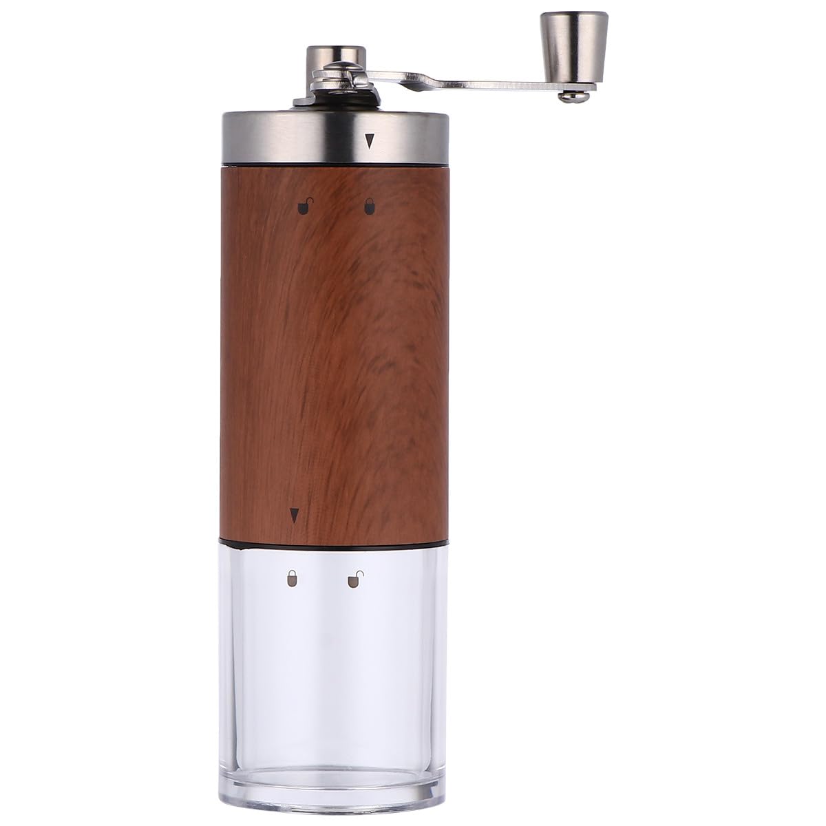 1pieza Moledor Manual De Café Acero Inoxidable Práctico y Para Especias Nueces y Color Madera Portátil y Conveniente Para