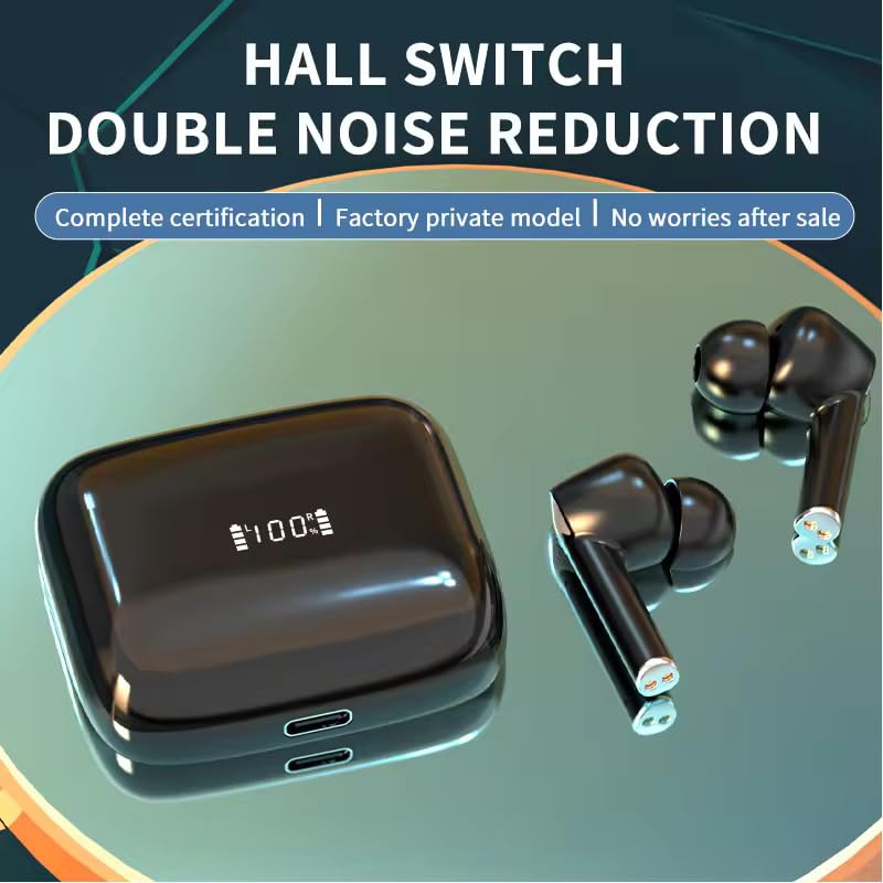 Wireless Earbuds, J8 Pro Bluetooth 5.3 Ear Buds with ANC+ENC Noise Cancelling Mic, Deep Bass Stereo Wireless Headphones - Image 4