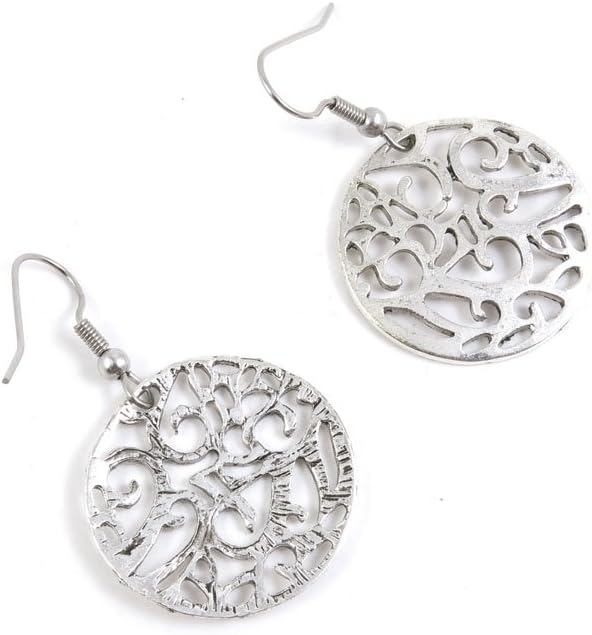 25 Pairs Hollow Vine Ear Hooks Earring Supply Jewelry Making Charms D4JR6