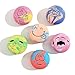 SCHITEC Squeaky Dog Toys, [6 Pack] Interactive Latex Rubber Squeak Ball Toy, Soft Fetch Play Balls for Puppy Small Dogs