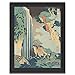 Produktbild Printed Paintings Schattenfugenrahmen (30x38cm): Katsushika Hokusai - ONO Wasserfall am Kisokaid